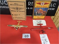 Wings of Texaco Metal Airplane Replicas
