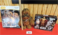 Star Wars Chewie Action Figure Toy Lot