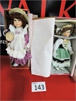 Porcelain Doll Lot with Original Boxes