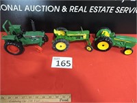 Tonka and John Deere 520 Toy Tractors
