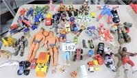 60 +/- Small Toy Lot, Avengers, Action Figures Et