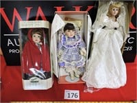 Ceramic Doll Lot in Original Boxes