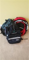 3 backpacks