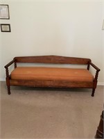 Country Style Hickory Spindle Bench