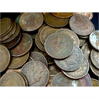 50 pcs. Indian Head Cents