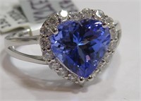 $6270 Tanzanite & Diamond Ring