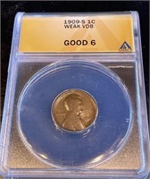 1909 S VDB KEY DATE Lincoln Cent - G-06