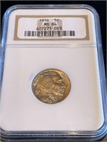 1914 MS 64 Buffalo Nickel NGC Graded