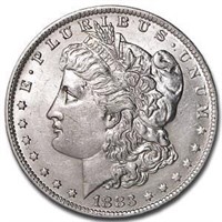 1883 o Crisp BU Morgan Silver Dollar
