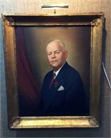 Oil on Canvas Portrait of Man Signed Lieber