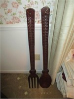 Wood and Fork Decoration