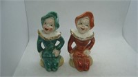 Vintage Salt & Pepper Ceramic Shakers Ladies