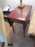 (2) Wood Side Tables
