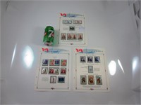 24 timbres mint 100% gum 1976
