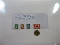 4 timbres 1935 mint avec 100% gum