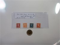 4 timbres 1935 mint 100% gum