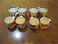 (8) Christmas Mugs