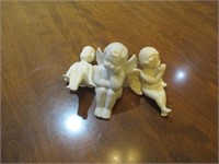 (3) Ceramic Angels