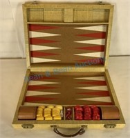Vintage backgammon set