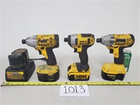 Assorted Dewalt Cordless Tools (No Ship)