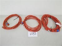 (1) 50' 16GA and (2) 25' 16GA Extension Cords