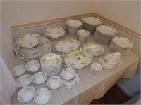 103 pcs Limoges China-1 plate cracked/2 cups missg