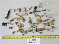 Assorted Brass Air Fittings, Etc.