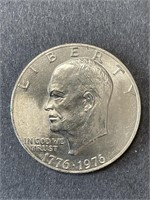 1776/1976 IKE Silver Dollar