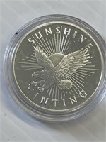 Sunshine Minting 1 Ounce Silver Round