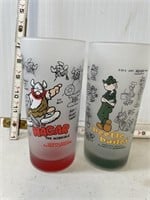 Universal Studios Collectable Glasses Lot of 2