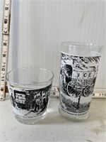 Vivian Collection Glasses lot of 2