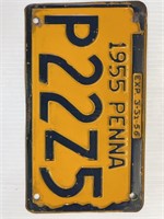 1956 Pa License Plate