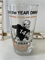 Otto Graham Collectable glass