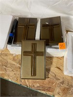 hand painted cross plates