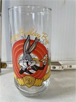 Bugs Bunny 50th Happy Birthday Collectable Glasses