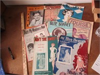 Lot of Old Sheet Music