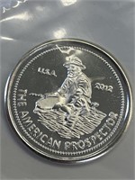 1 Gram The American Prospector Silver Round