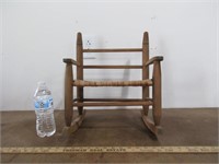 Small Child Size Doll Rocking Bench