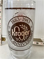 Kroger 100th anniversary Collectable Glass