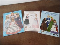3 Little Women Paper Doll Books NOS Uncut