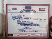 Winston Drag Racing Autographed Picture