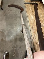 Antique hand Sickle and saw