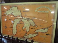SHIPWRECK CHART OF THE GREAT LAKES
