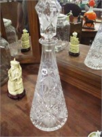 CRYSTAL DECANTER -16" TALL