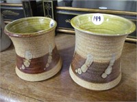 PR OF STANLEY POTTERY CUPS