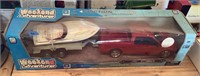 Ford F-150 Friction Vehicle, Boat/Trailer Set 1:18