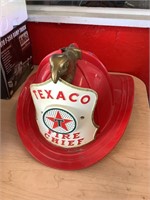 Texaco Fire Chief Hat w/Plastic Liner (has chip)