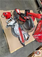 Milwaukee cordless 10 inch with a 8.0 battery and