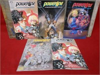 5 Powerline Comics by Epic Comics includes #1