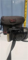Olympus camera and case note tape on side